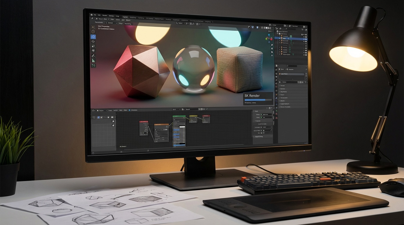3D rendering comparison