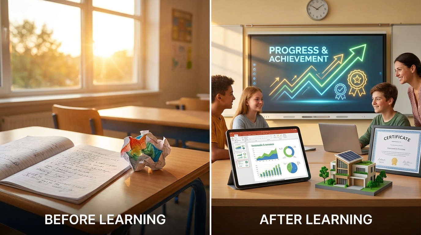 Education learning comparison